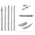 Bematallic screw for plastic extruder machine